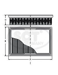 SCT Germany SB 262 Air Filter